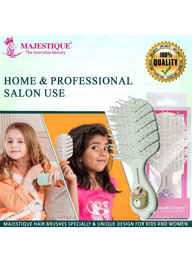 فرشاة شعر صغيرة صديقة للبيئة من ماجيستيك - بوكيت برو، للشعر المجعد، فرشاة فك تشابك الشعر الرطب والجاف للأطفال الرضع والنساء والرجال - Image 5