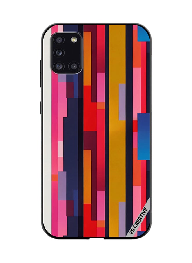 VR CREATIVE Protective Case Cover For Samsung Galaxy A31 Abstract Pattern 3D Design Multicolour - Image 1