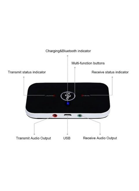 Wireless Bluetooth 5.0 Receiver Transmitter Adapter 3.5mm Jack For Car Music Audio Aux A2dp Headphone Reciever Handsfree
