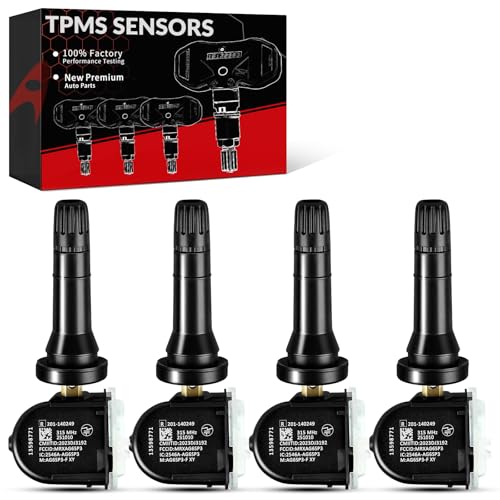 AOTPAT PreProgrammed GM TPMS Sensor 315Mhz forChevy Tahoe 20072020 Impala 20062020 Express 20082022 Silverado 20072016 Suburban Equinox Avalanche forGMC Yukon 20072020 13598771 4Pcs - Image 1
