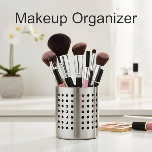 FINALITY stainless steel cutlery holder for kitchen - spoon holder stand organiser, knife holder, spoon stand for kitchen steel - 11 and 12cm - Image 5