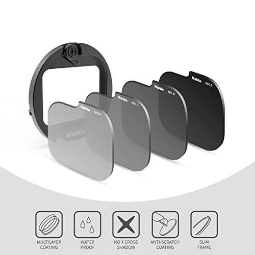 Haida Rear Lens ND Filter Kit Includes ND0.9+1.2+1.8+3.0 for Sony FE 12-24mm F/2.8 GM Lens Multi-Coating Nano Coating Optical Glass (with Adapter Ring) - Image 2