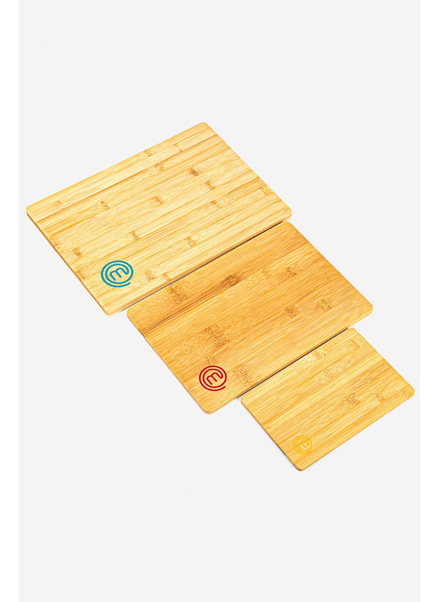 Masterchef - 3 Pieces Bamboo Boards, Tan - Image 1