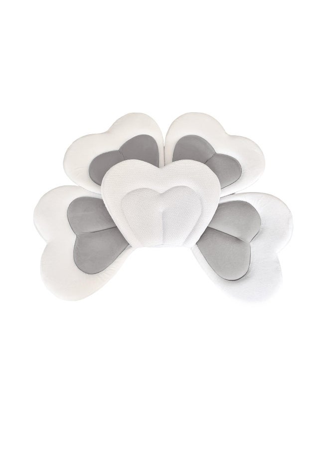 زيريفام سجادة حوض استحمام للأطفال بتصميم زهور، وسادة استحمام ثابتة للأطفال، حوض استحمام آمن مانع للانزلاق، سجادة لعب إبداعية للأطفال من عمر 0 ​​إلى 12 شهرًا، خالية من مادة BPA، مناسبة لحديثي الولادة، حوض المطبخ، الدش، حوض الاستحمام - Image 1