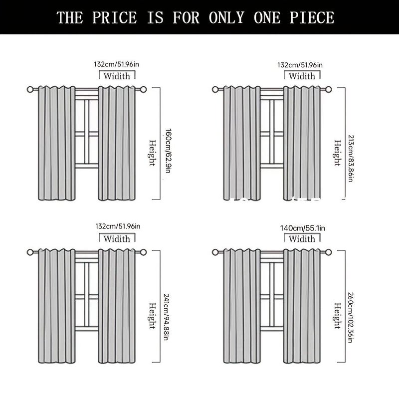 2 Pieces Nordic Minimalist Solid Color Cross Stitch 51.97 X 62.99 Inches For Living Room Bedroom Balcony Office Decoration - Image 2