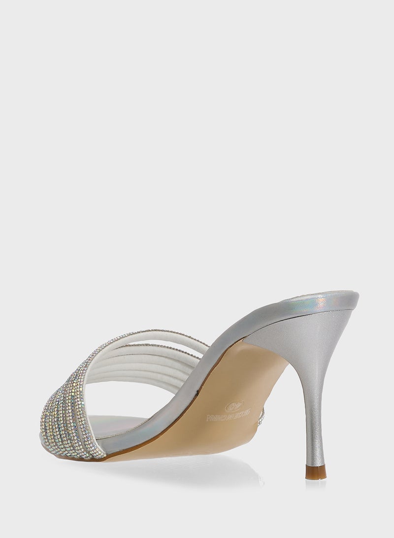 ELLA Diamante Heeled Sandal  - Image 3