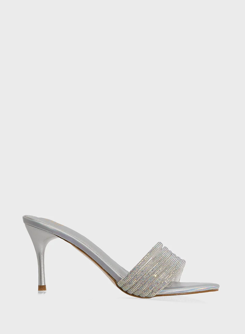 ELLA Diamante Heeled Sandal