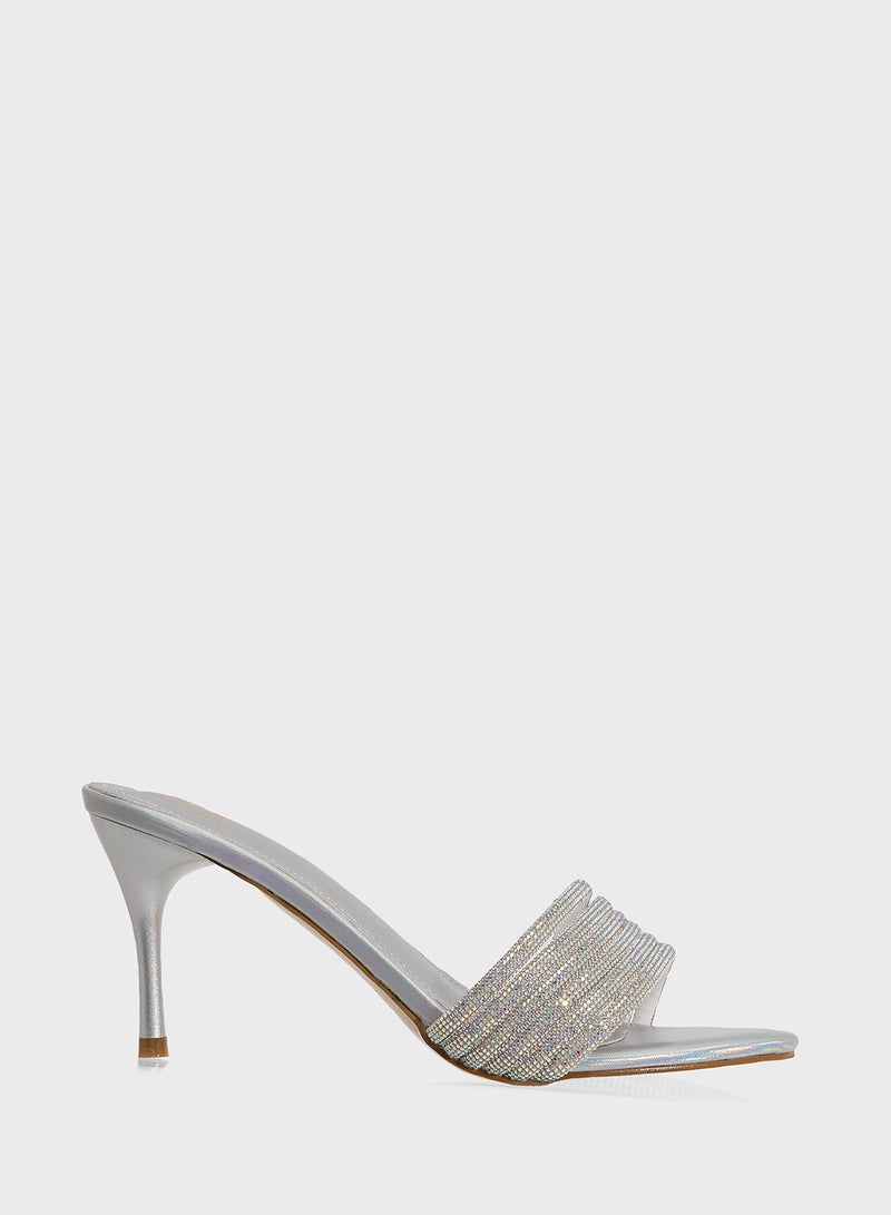 ELLA Diamante Heeled Sandal  - Image 1