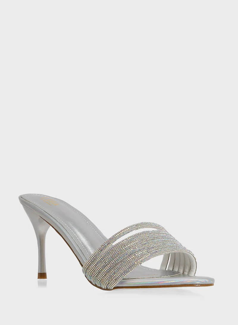 ELLA Diamante Heeled Sandal