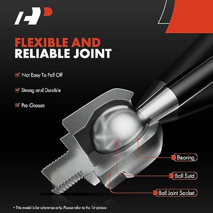 A-Premium Set Of 4 Front Inner  Outer Tie Rod End Kit Compatible With Honda Accord 2008 2009 2010 2011 2012 - Image 5