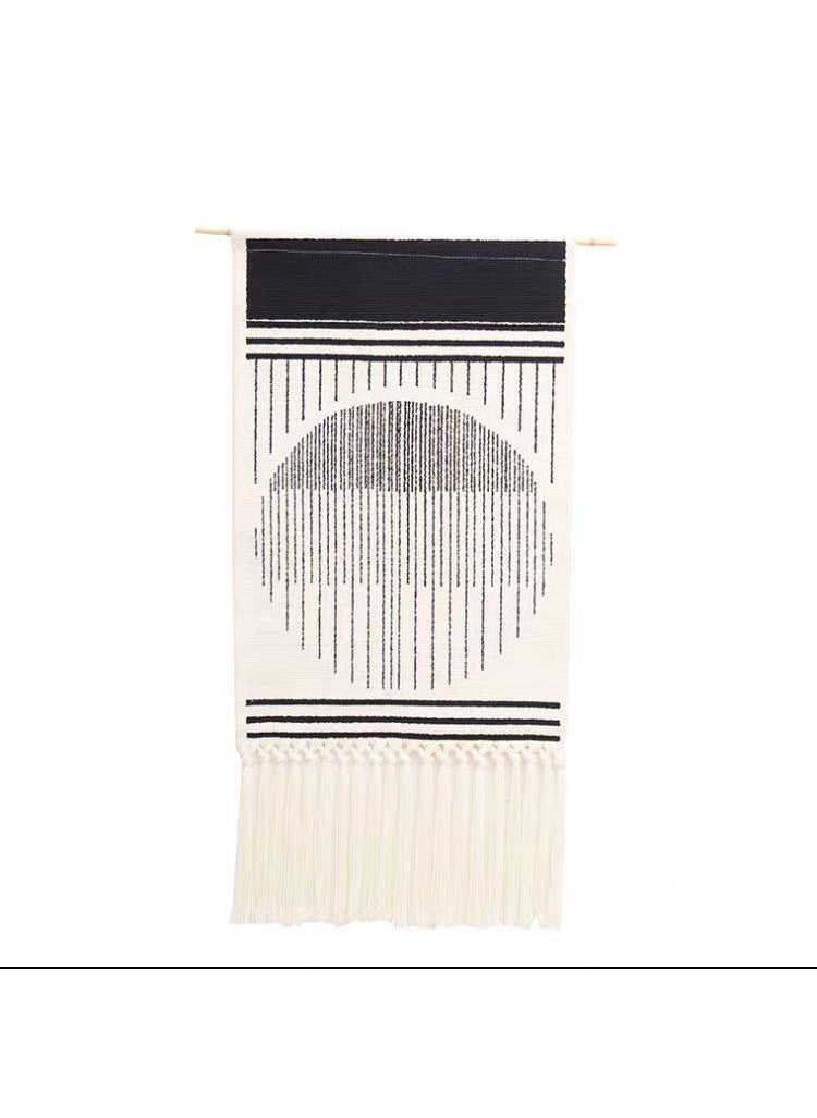 Bluejw Bohemian Wall Hanging Tapestry With Tassel Wall Decoration Of Living Room And Bedroom  - Image 1