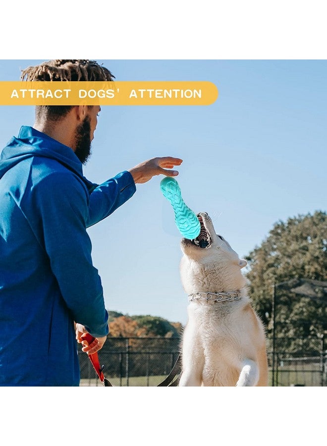 لعبة صرير على شكل كرة البولينج للكلاب - ألعاب جرس مدمجة للمضغ العدواني ولعبة مضغ مطاطية طبيعية غير قابلة للتدمير - متعددة الألوان - Image 4