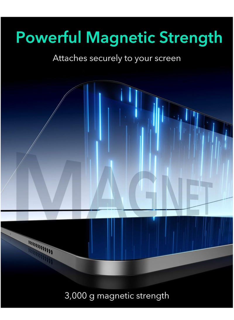 Paper-Feel Magnetic Screen Protector Compatible with IPad Air 11 Inch M2 2024 Write and Draw Like On Paper Detachable and Reusable Compatible with Tempered Film Matte Finish  - Image 5