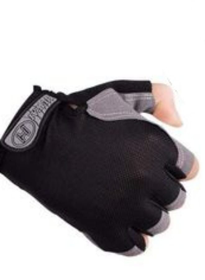ALCOACH Pair Of Breathable Non-Slip Half Finger Gloves - Image 3