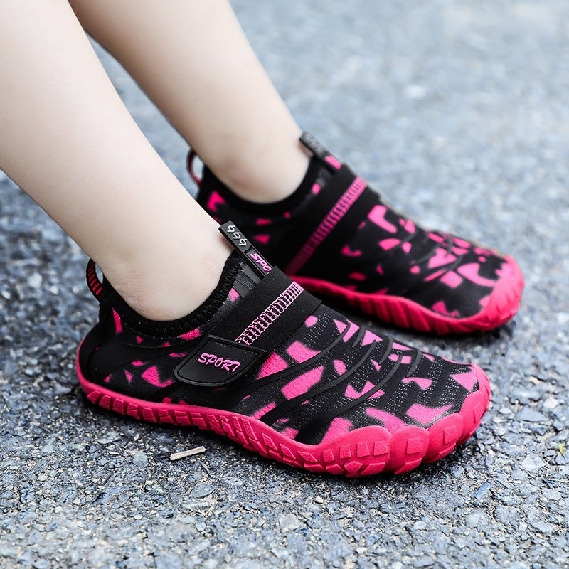 Children''s Beach Shoes Non-slip Wading Shoes Boys and Girls Breathable Shoes Swimming Shoes Tracing Shoes Five-finger Shoes Quick-drying for Playing with Water - Image 1