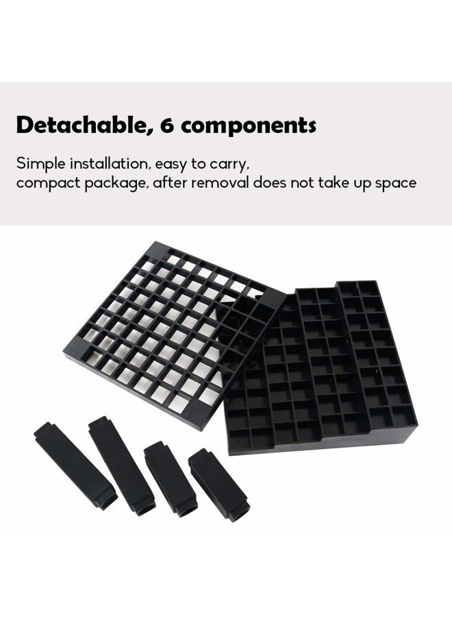 Tavolozza 60 Hole Multi-Level plastic Pencil & Brush Marker Organizer Holder Marker Organizer for Pens, Pencils, Brushes, Markers - Image 4