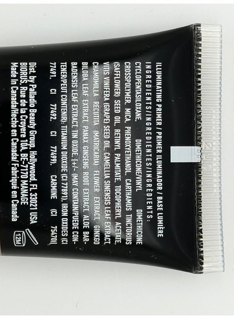 بالاديو برايمر مضيء، وردي لؤلؤي، برايمر للوجه يضيء البشرة، مرطب مع الألوة فيرا وزيت بذور العنب والشاي الأخضر، ينعم التجاعيد والخطوط الدقيقة والمسام - Image 5