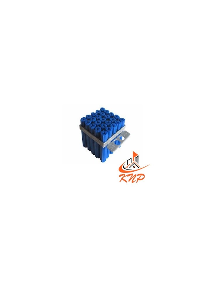 KNP Blue Expanded Plug 8 X 1.5" 35mm - Image 1
