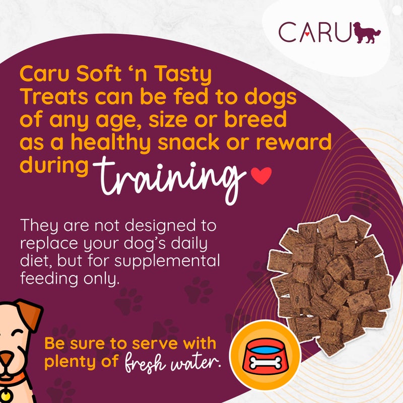 CARU - Soft 'n Tasty Baked Bites - Rabbit Bites Dog Treats - Flavorful Training Treats - 3.75 oz - Image 2