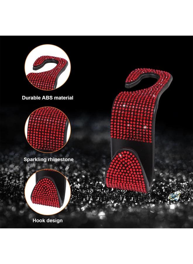 yongsheng Bling Car Seat Headrest Hook Front Seat,Auto Hooks Bling Car Hangers,Bling Car Seat Hanger Backseat  - Image 3
