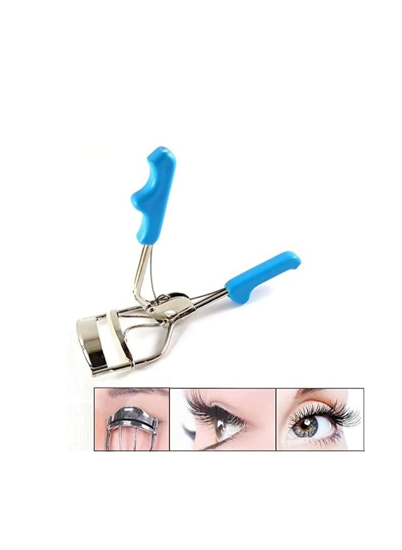 ماركة غير محددة مشبك تجعيد الرموش لمكياج التجميل لون ازرق  - Image 2