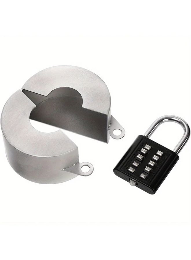 قفل صنبور خارجي متين مضاد للسرقة، غطاء صنبور الخرطوم للحدائق ومنازل الرحلات - Image 2