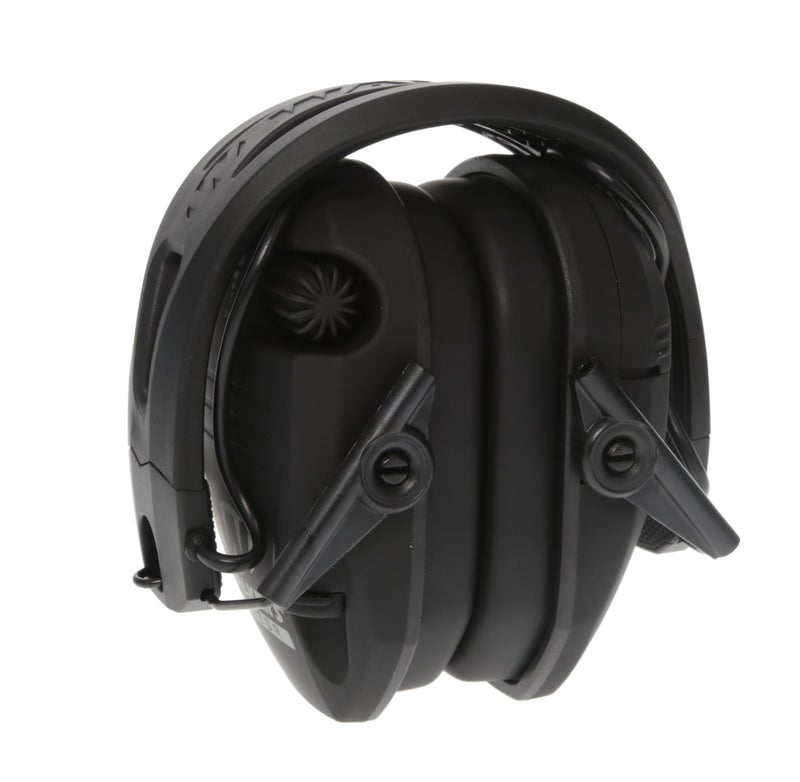 Walker's سماعات الأذن واكرز رايزر تاكتي-غريب - سوداء، حزام رأس سيليكون مركب عالي الأداء غير قابل للانزلاق - وضوح صوت طبيعي كامل نطاق ديناميكي 23 NRR - Image 5