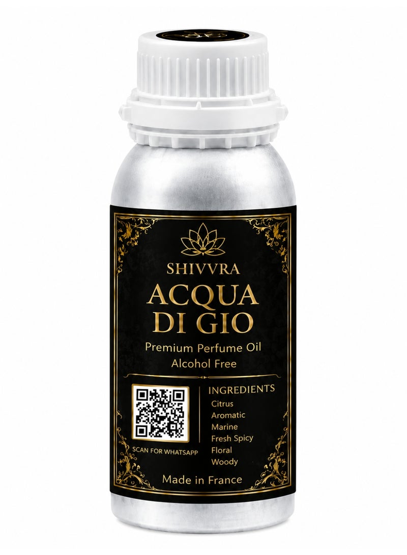 ACQUA DI GIO Premium Fragrance | Long Lasting Aromatic Oil | Concentrated Aroma Oil | 500ml - Image 1