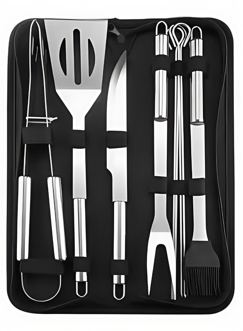 بلومنغ تايم طقم أدوات شواء من 9 قطع فضي - Image 1