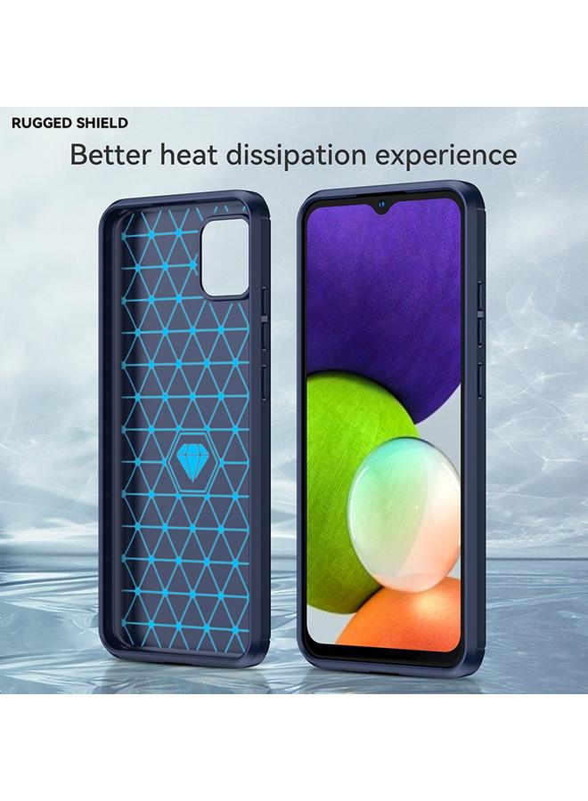 S-TOP Case For Samsung Galaxy A03 EU Version Brushed Texture Carbon Fiber TPU Phone Case - Image 3