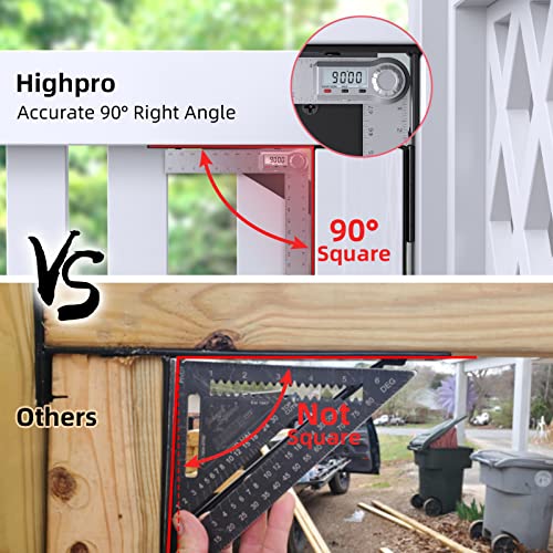 Highpro Gate Corner Brace Bracket Gate Kit for Wooden Fence Gate Hinges No Sag Frame Kit for Shed Doors, Driveway Gates, Corral Gates, Wood Windows (Black) - Image 3