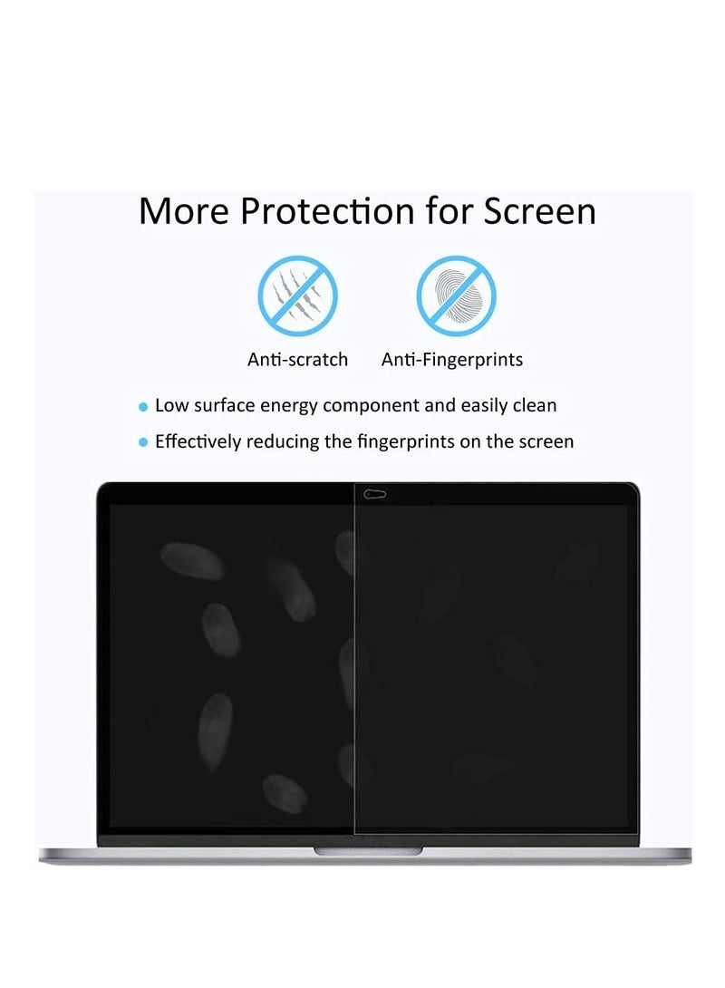 Anti-Glare Screen Protector for 2022-2016 Macbook Pro 13'' 13.3 inch Apple M2/Apple M1 Chip A2338/A2289/A2251/A2159/A1989/A1706/1708 Protective Crystal Shield Film (Transparent) - Image 2