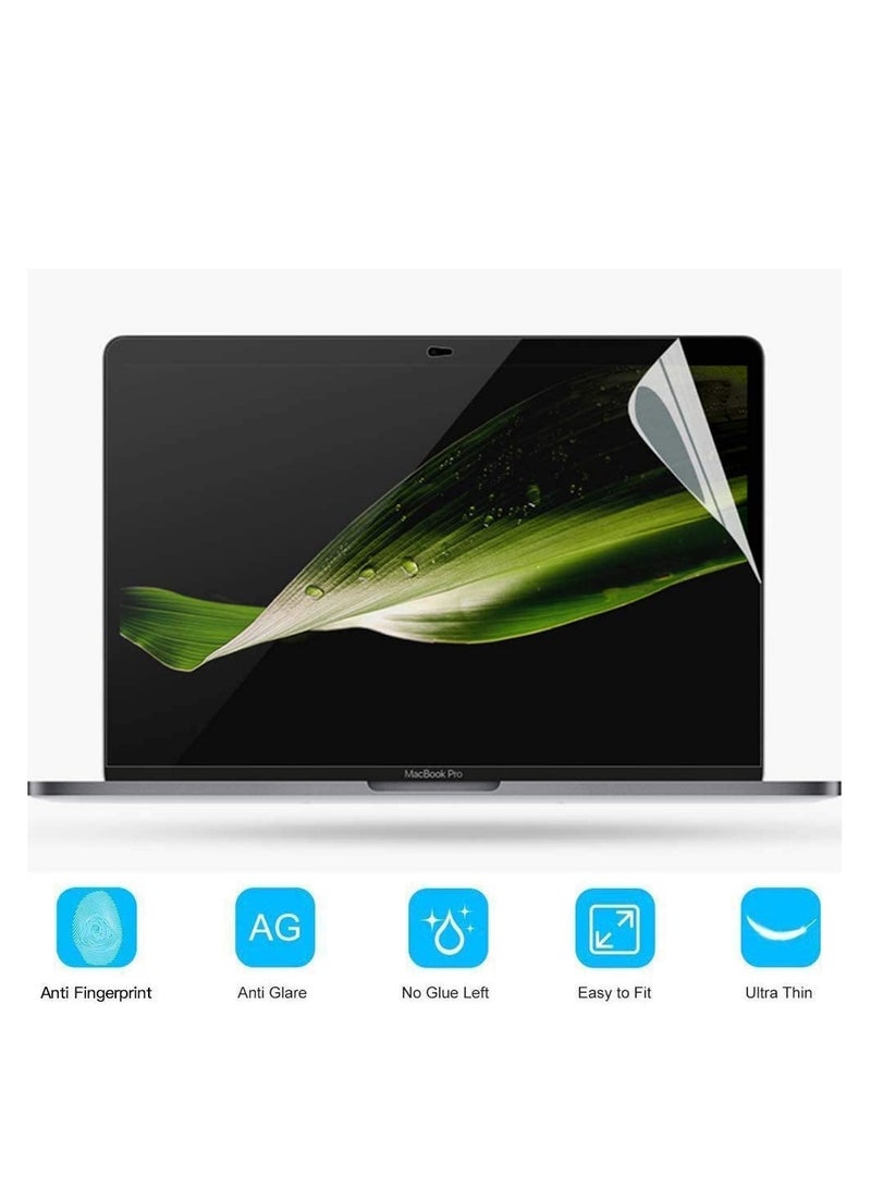 Anti-Glare Screen Protector for 2022-2016 Macbook Pro 13'' 13.3 inch Apple M2/Apple M1 Chip A2338/A2289/A2251/A2159/A1989/A1706/1708 Protective Crystal Shield Film (Transparent) - Image 1