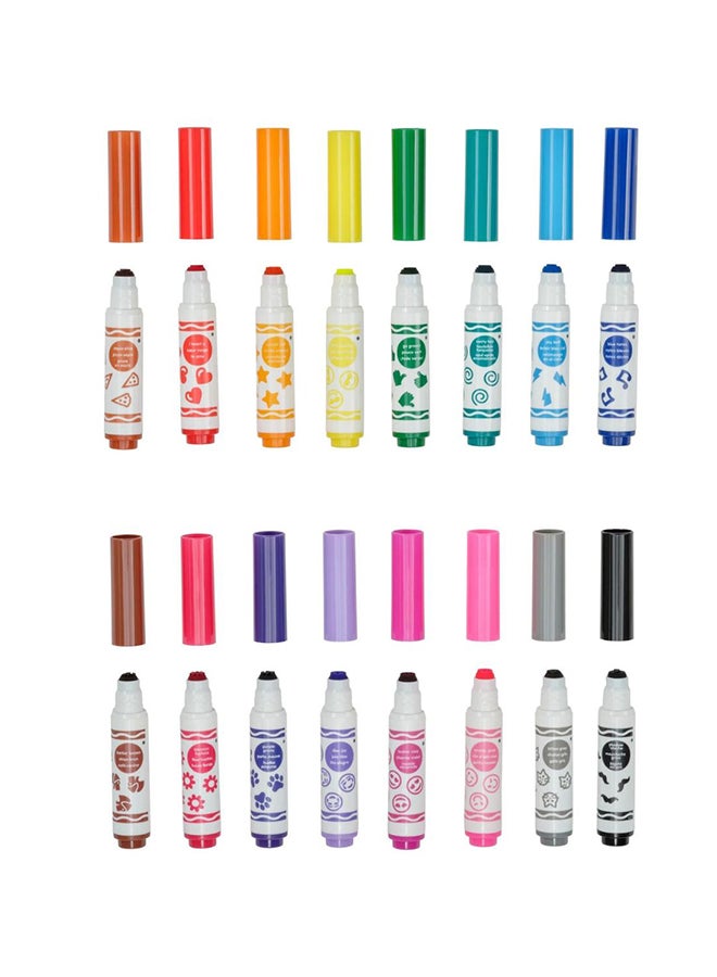 Crayola كارولا - طوابع صغيرة ماركرز، 16 عدد | مثالي لمشاريع الفن، أنشطة الفصل الدراسي | متعدد الألوان - Image 5