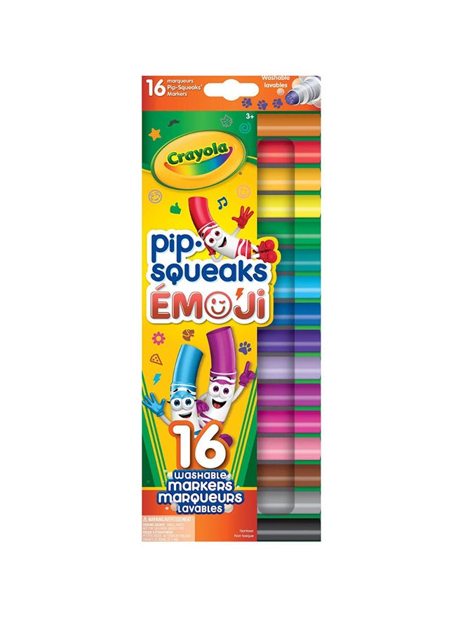 Crayola كارولا - طوابع صغيرة ماركرز، 16 عدد | مثالي لمشاريع الفن، أنشطة الفصل الدراسي | متعدد الألوان - Image 2