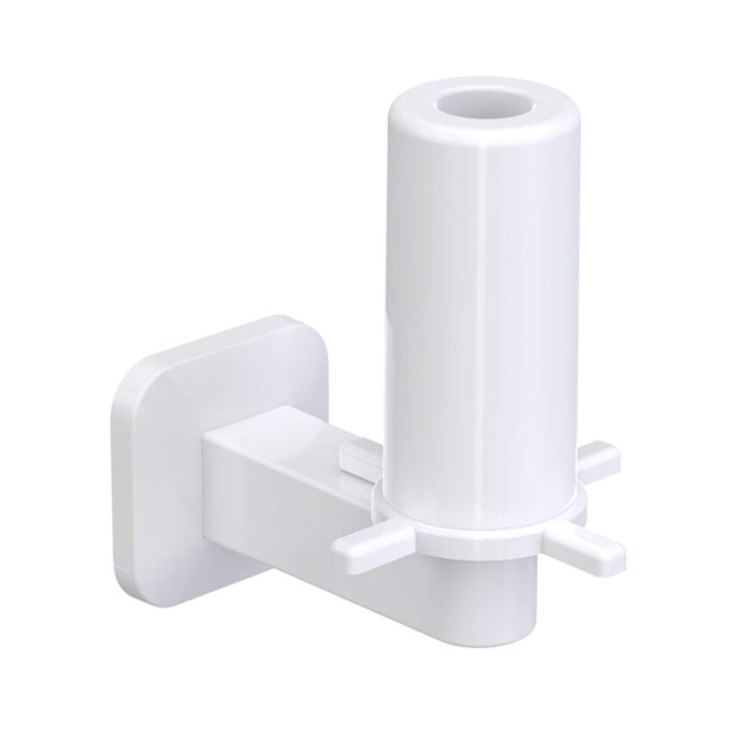 SELF ADHESIVE TOILET PAPER HOLDER PAPER TOWEL HOLDER BATHROOM TOILET PAPER HOLDER STAND EASY INSTALLATION NO DRILLING WHITE