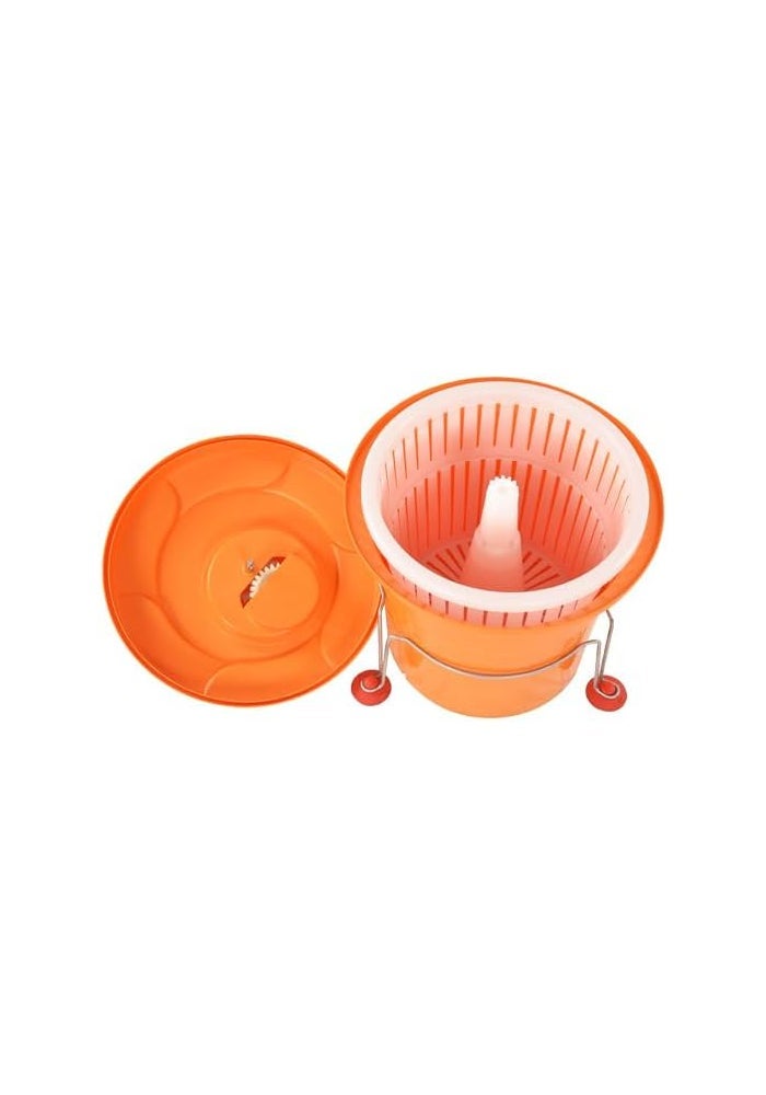 JD-S338 Salad Spinner 12L | Heavy-Duty Vegetable Dryer for Kitchen Use fast drying, durable build, and ideal for home or commercial use. Perfect for salads, greens, and vegetables. - Image 2