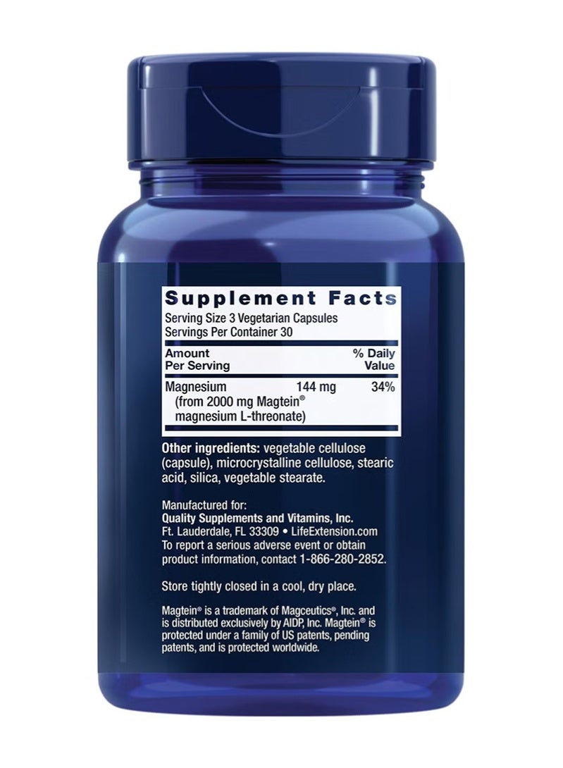 Life Extension Neuro-mag Magnesium L-threonate, 90 Count (Pack of 2) - Image 2