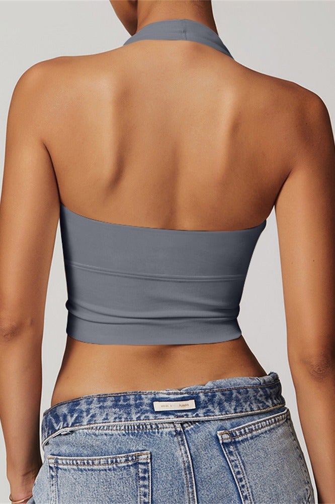 عام المرأة الرسن الرياضة الصدرية الخامس الرقبة الصالة الرياضية تجريب اليوغا حمالات الصدر - Image 2