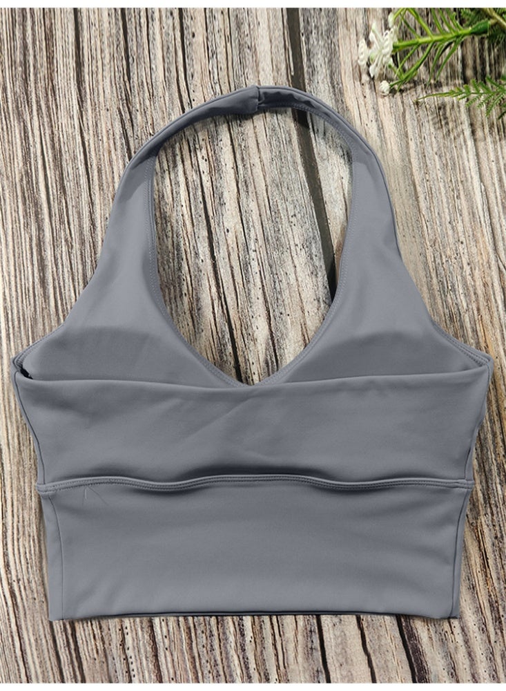 عام المرأة الرسن الرياضة الصدرية الخامس الرقبة الصالة الرياضية تجريب اليوغا حمالات الصدر - Image 5