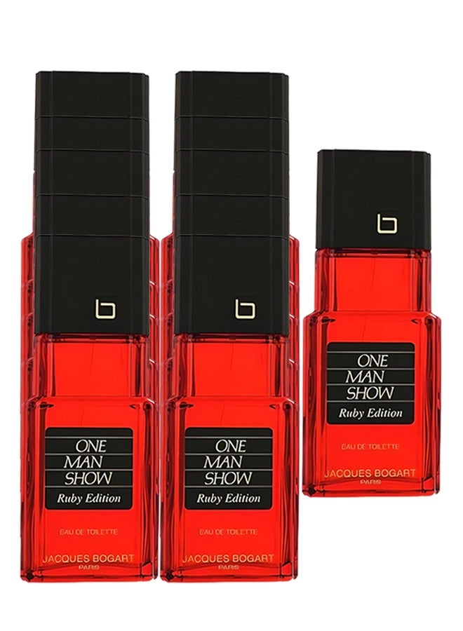 Jacques Bogart 11 Pieces One Man Show Ruby Edition Perfume For Men 100ml EDP - Image 1