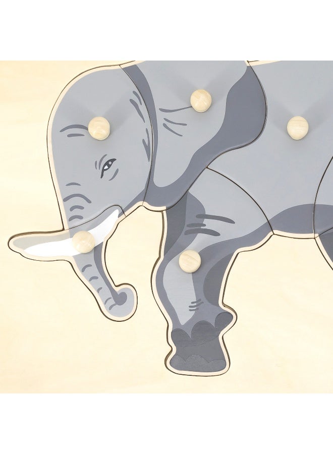 Viga Montessori Puzzle Elephant - Image 3
