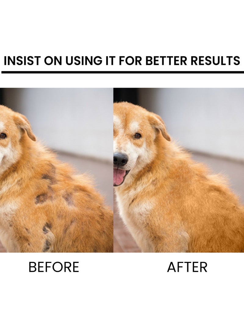 YEGBONG Pet Hair Regrowth Spray Hair Conditioning for cats and dogs Hair Removal spray for damaged hair follicles - Image 3