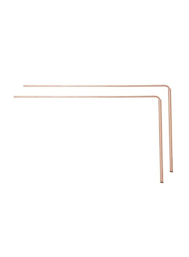 CHAKRADHARI 99.9% Pure Nepalia Copper Dowsing L Rods - Vastu & Energy Detection Tool – Water Divining Rods for Geopathic Stress, Aura Balancing & Spiritual Healing (Set of 2) - Image 1