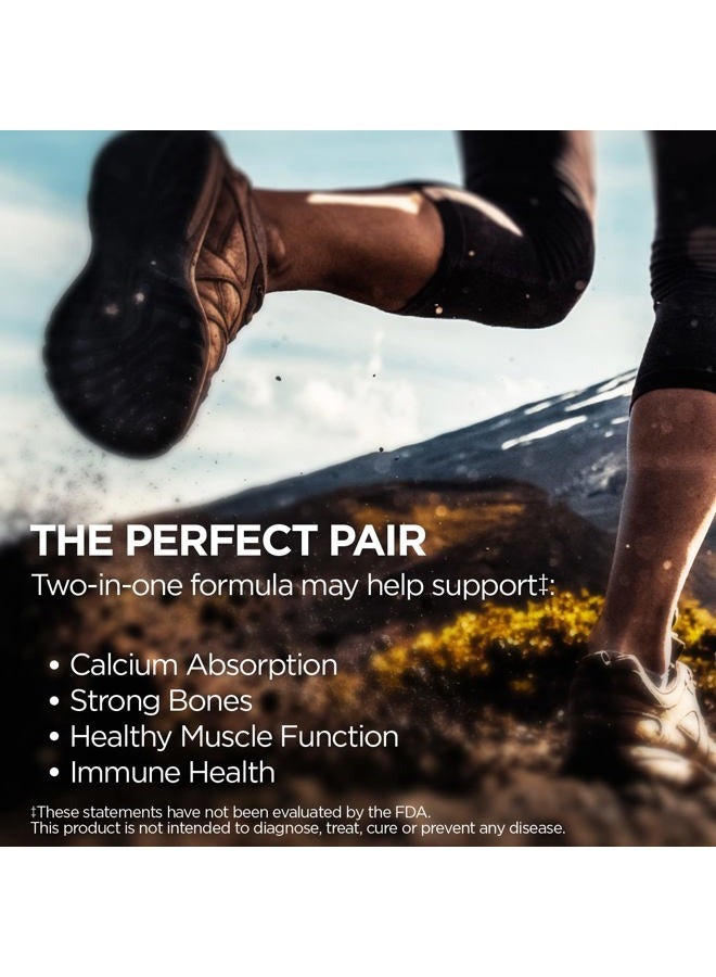 KAL Vitamin D3 & Magnesium Glycinate, Enhanced Absorption Formula with BioPerine, Muscle & Bone Health Support, Immune Support & More, Non-GMO, Gluten Free, 45 Servings, 90 VegCaps - Image 3