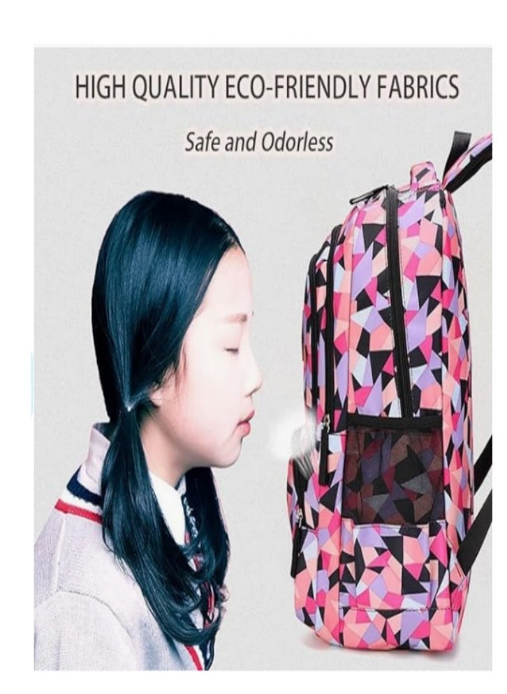 Generic Kids Rolling Backpacks Large Capacity Children School Bag Wheeled Boys Girls Luggage Bag Fashion Printed Trolley Bags for Elementary and Middle School  - Image 5