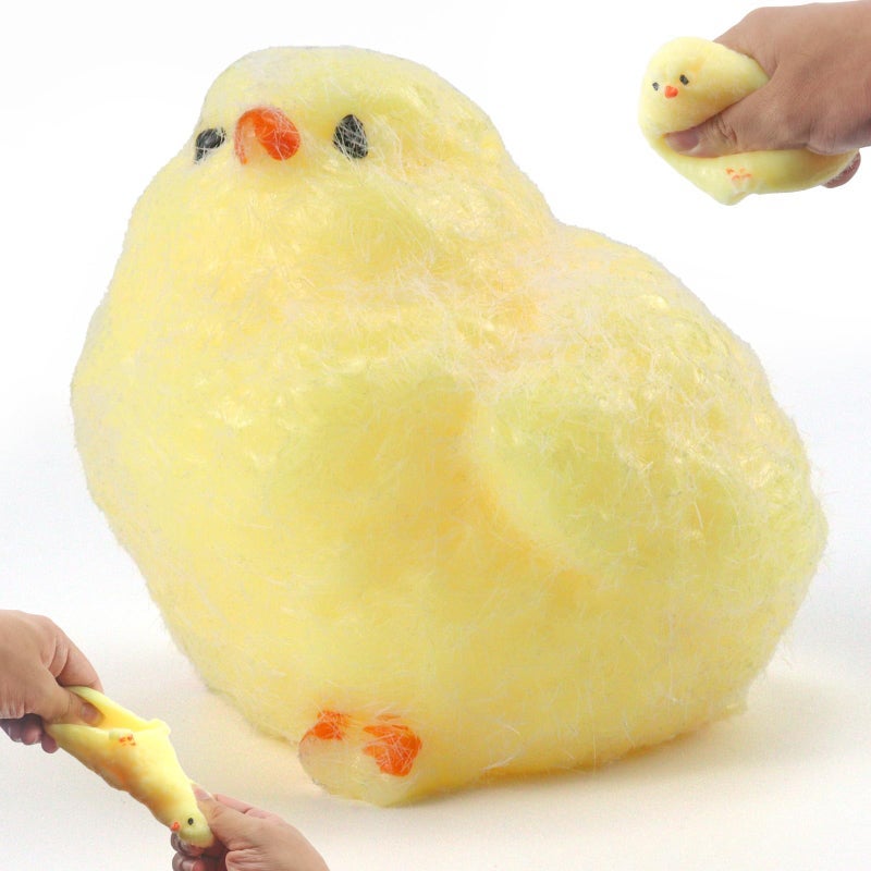 Gytera Handmade Chicken Squishies Soft Fidget Toys Adults Stress Relief Sensory Toy for Autism Chicken Squeeze Toys