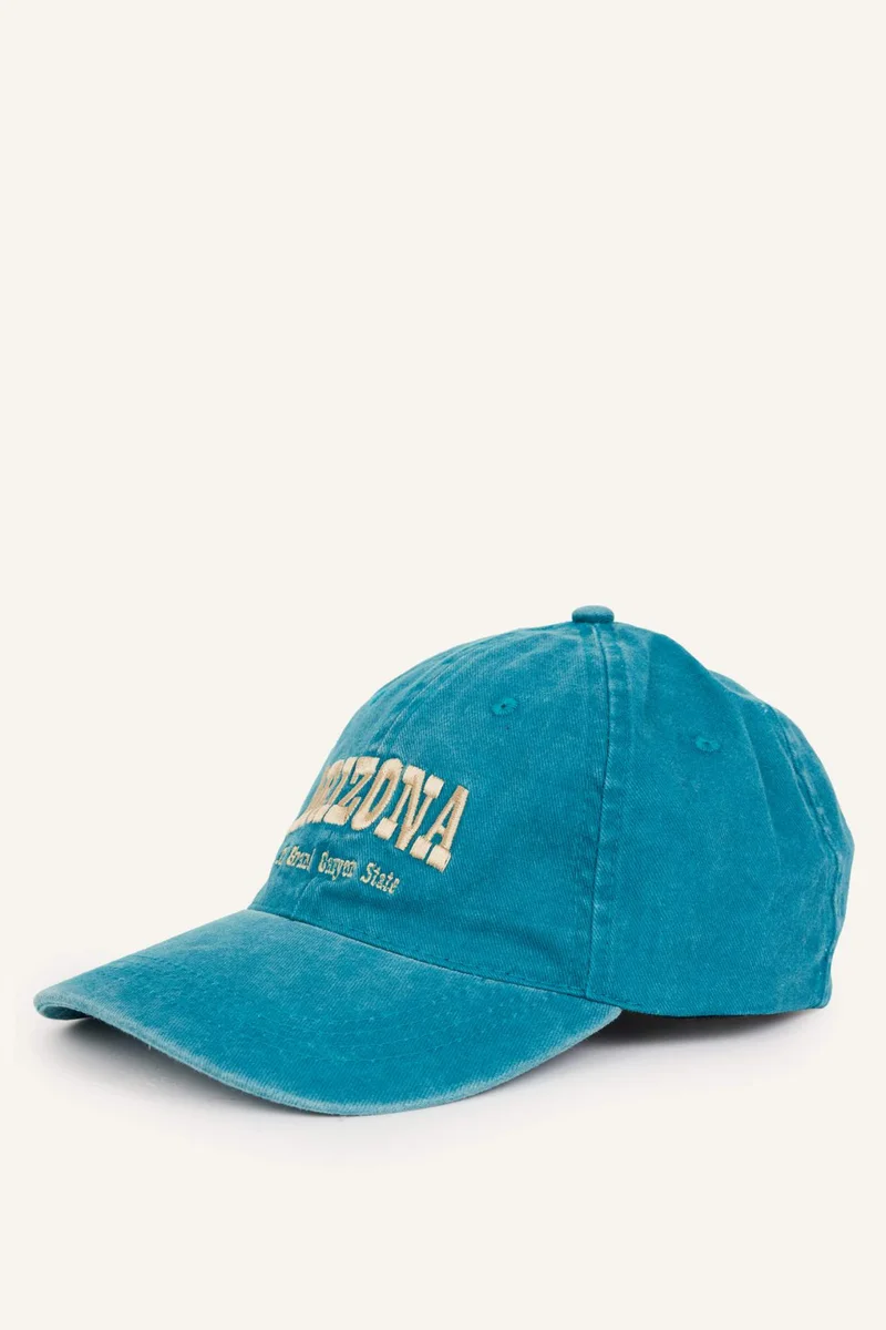 ديفاكتو Man Cotton Embroidered Hat
