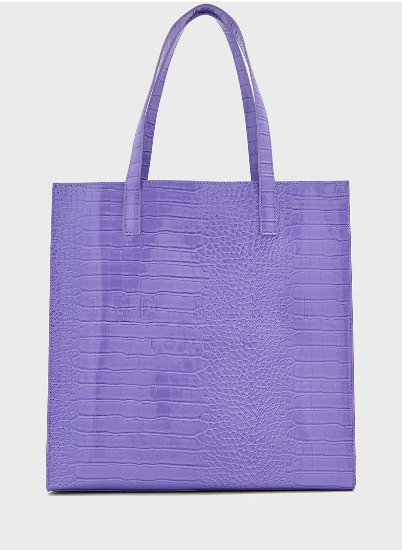 تيد بيكر Croccon Large Icon Tote Bag