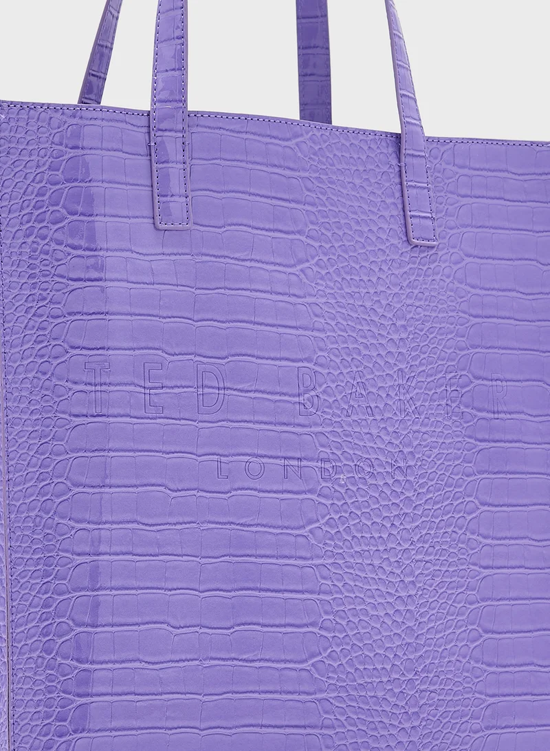تيد بيكر Croccon Large Icon Tote Bag